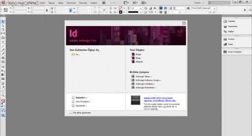 Adobe InDesign CS6 Türkçe Yama